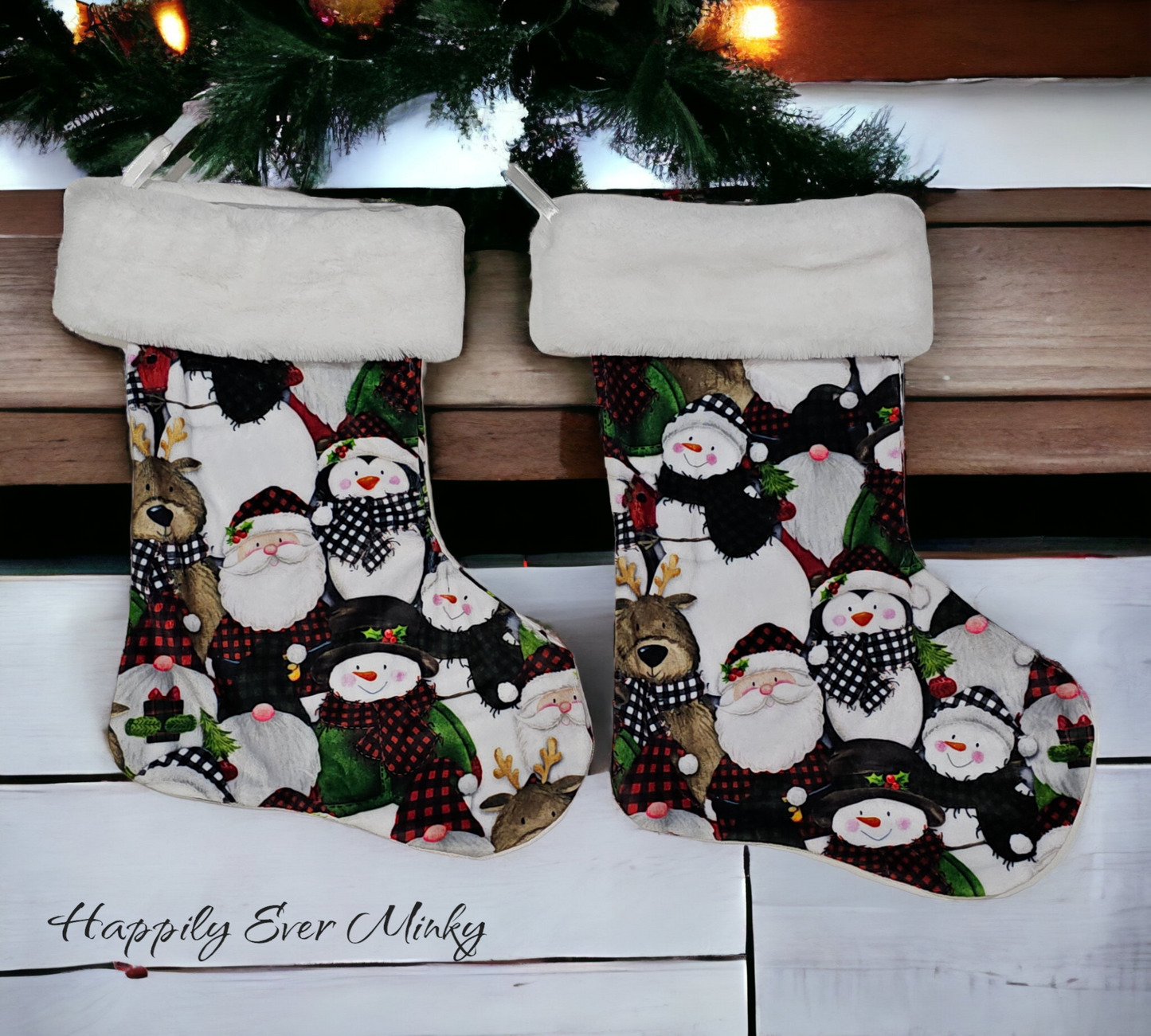 Tree Skirt With Matching Stockings
