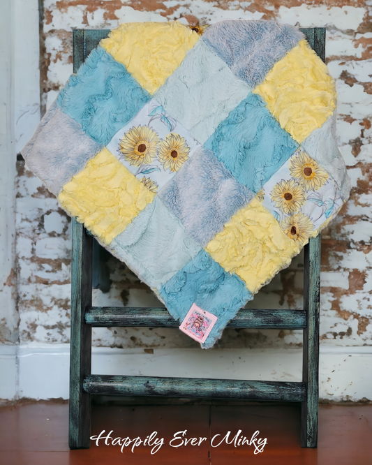 Sunflower Patchwork Lovey