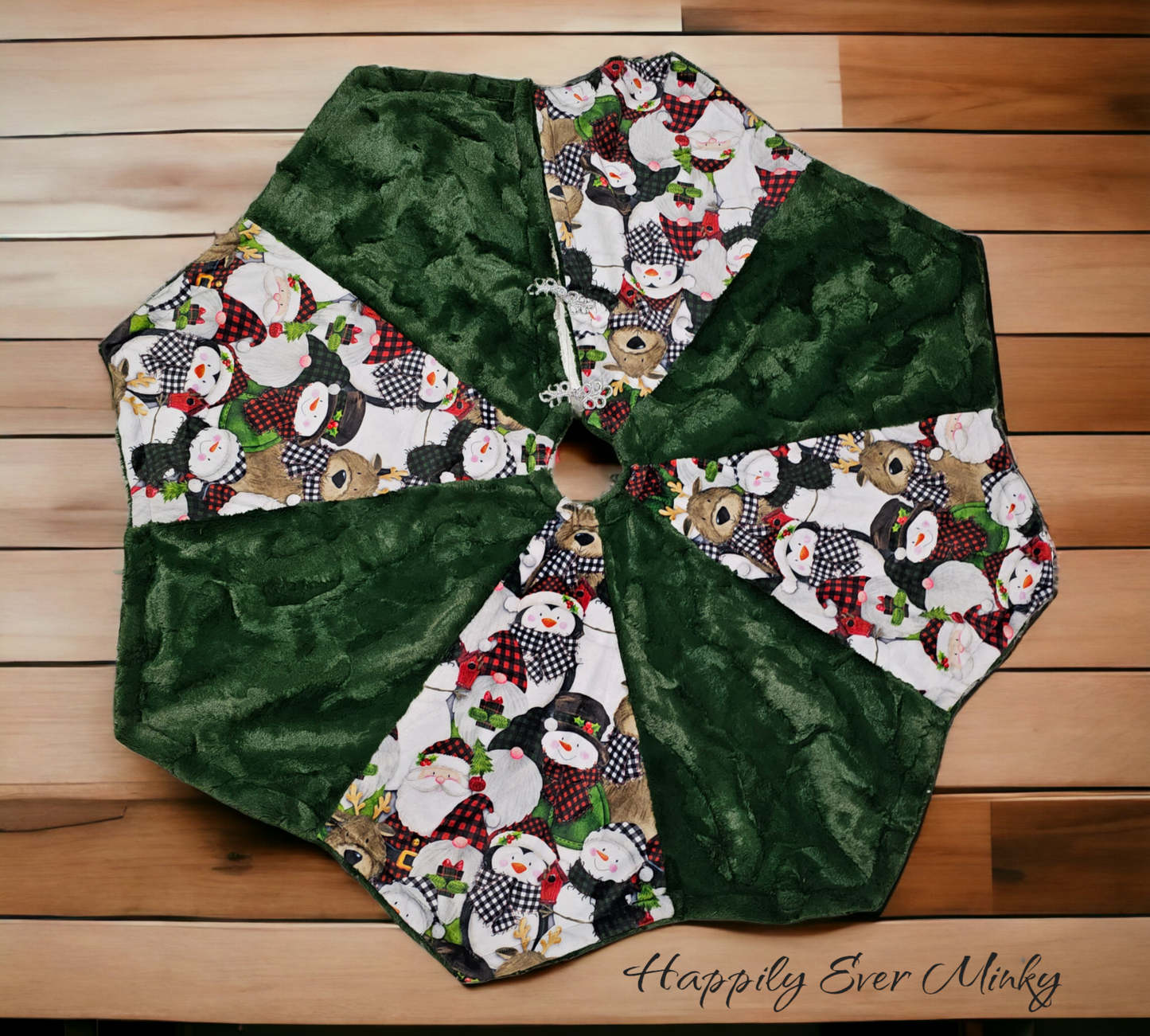 Tree Skirt With Matching Stockings